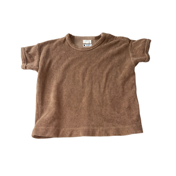 The Simple Folk Other - The Simple Folk Boys Brown Short Sleeve Shirt size: 2T